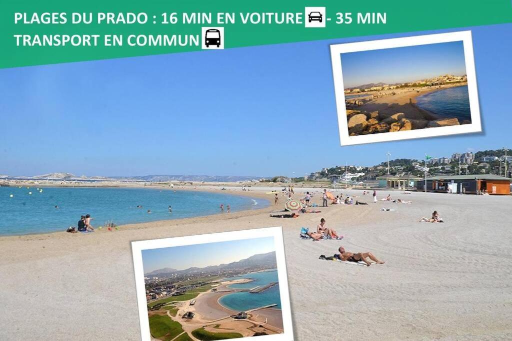 Climatisé Gare StCHARLES 4 chambres Grand Balcon / experience-immo Marsella Exterior foto